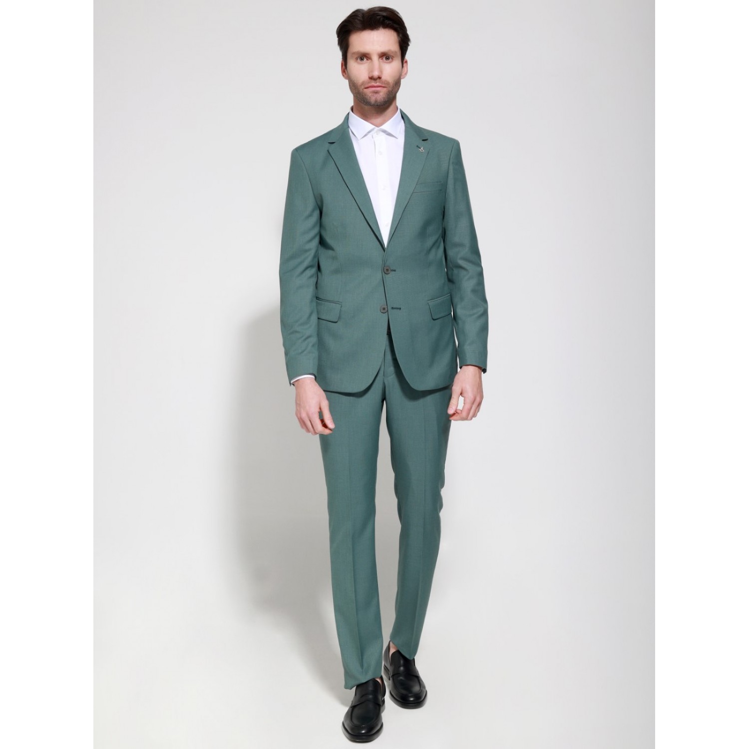 Life Style Butiken LS33-1614 Πράσινο Ανδρικό Κοστούμι Slim 