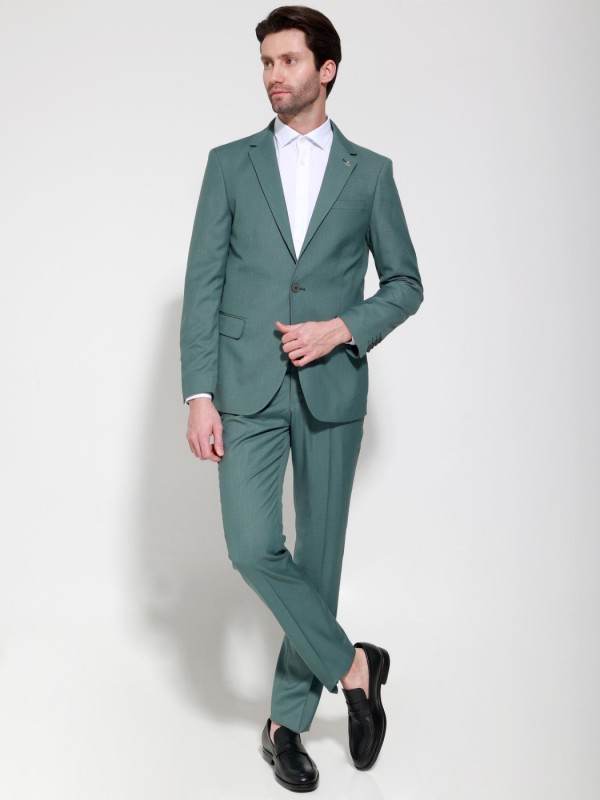 Life Style Butiken LS33-1614 Πράσινο Ανδρικό Κοστούμι Slim 