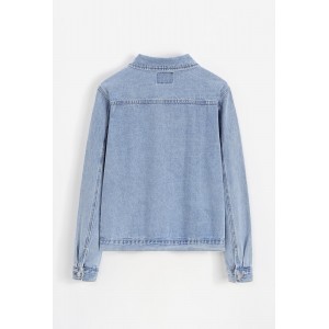 Life Style Butiken Σετ Jean παντελόνι με Jean jacket LS149631 Μπλε