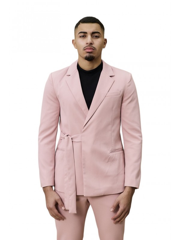 Life Style Butiken LSFSX212J3-12 Pink Ανδρικό Κοστούμι Slim Fit