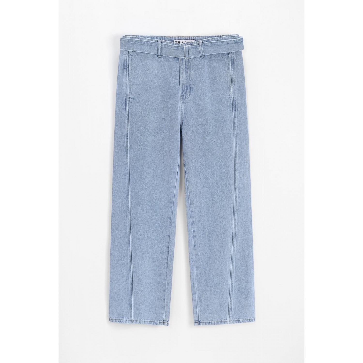 Life Style Butiken Σετ Jean παντελόνι με Jean jacket LS149631 Μπλε