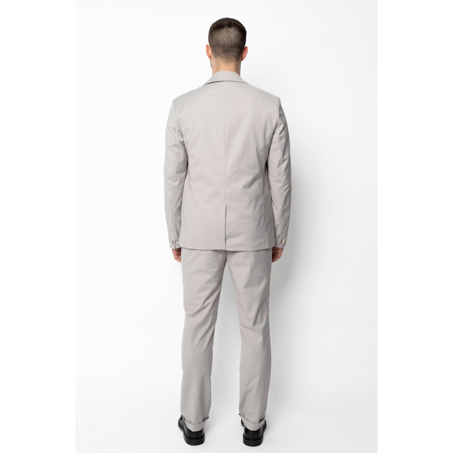 Life Style Butiken Ανδρικό Κοστούμι Slim Fit LS1FSX2125124 Γκρι