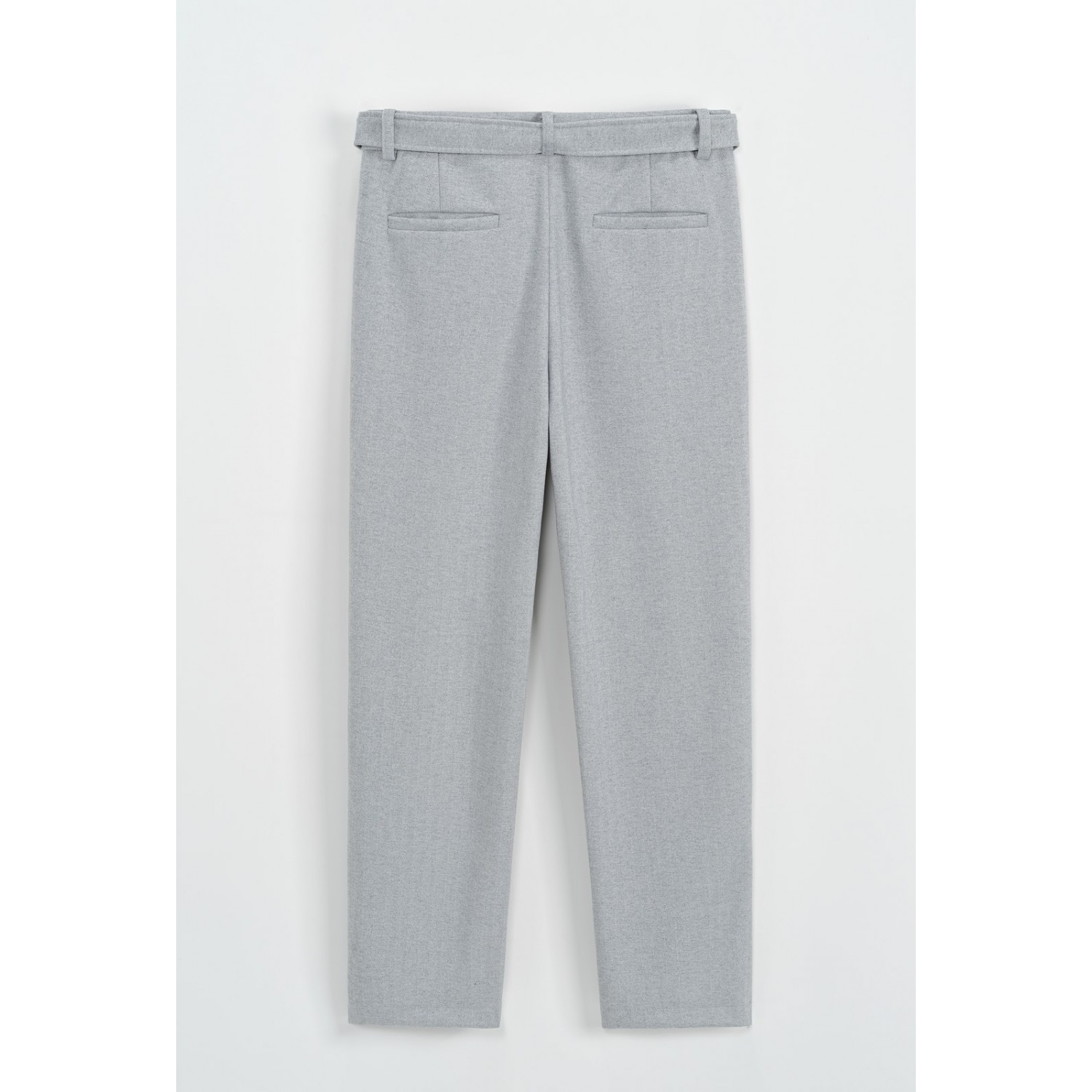 Life Style Butiken Σετ Υφασμάτινο παντελόνι με Jacket LS124M234 Γκρι