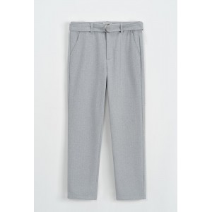 Life Style Butiken Σετ Υφασμάτινο παντελόνι με Jacket LS124M234 Γκρι