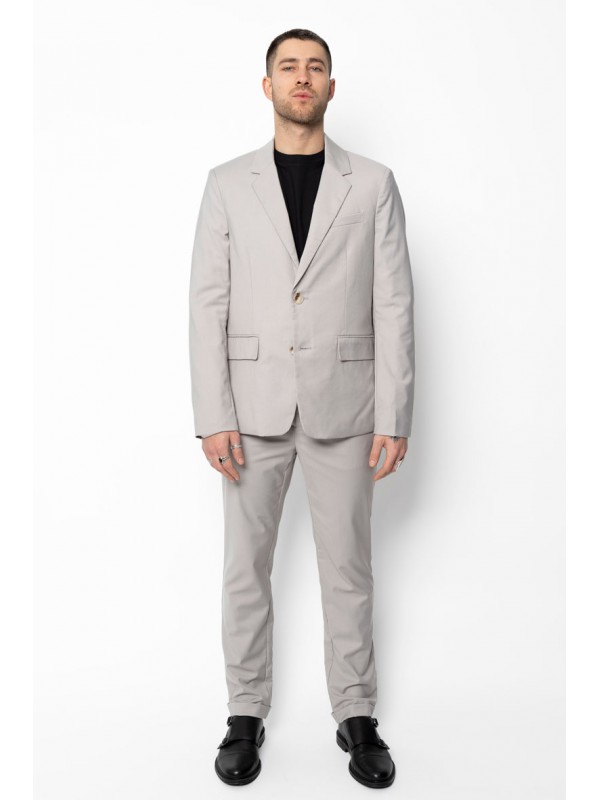 Life Style Butiken Ανδρικό Κοστούμι Slim Fit LS1FSX2125124 Γκρι