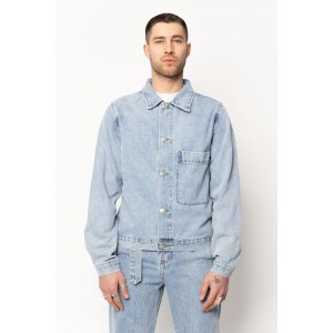 Life Style Butiken Σετ Jean παντελόνι με Jean jacket LS149631 Μπλε