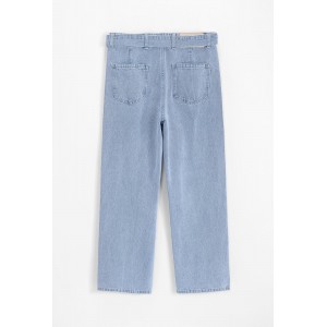 Life Style Butiken Σετ Jean παντελόνι με Jean jacket LS149631 Μπλε