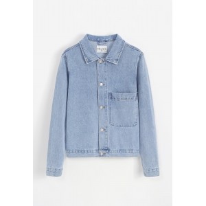 Life Style Butiken Σετ Jean παντελόνι με Jean jacket LS149631 Μπλε