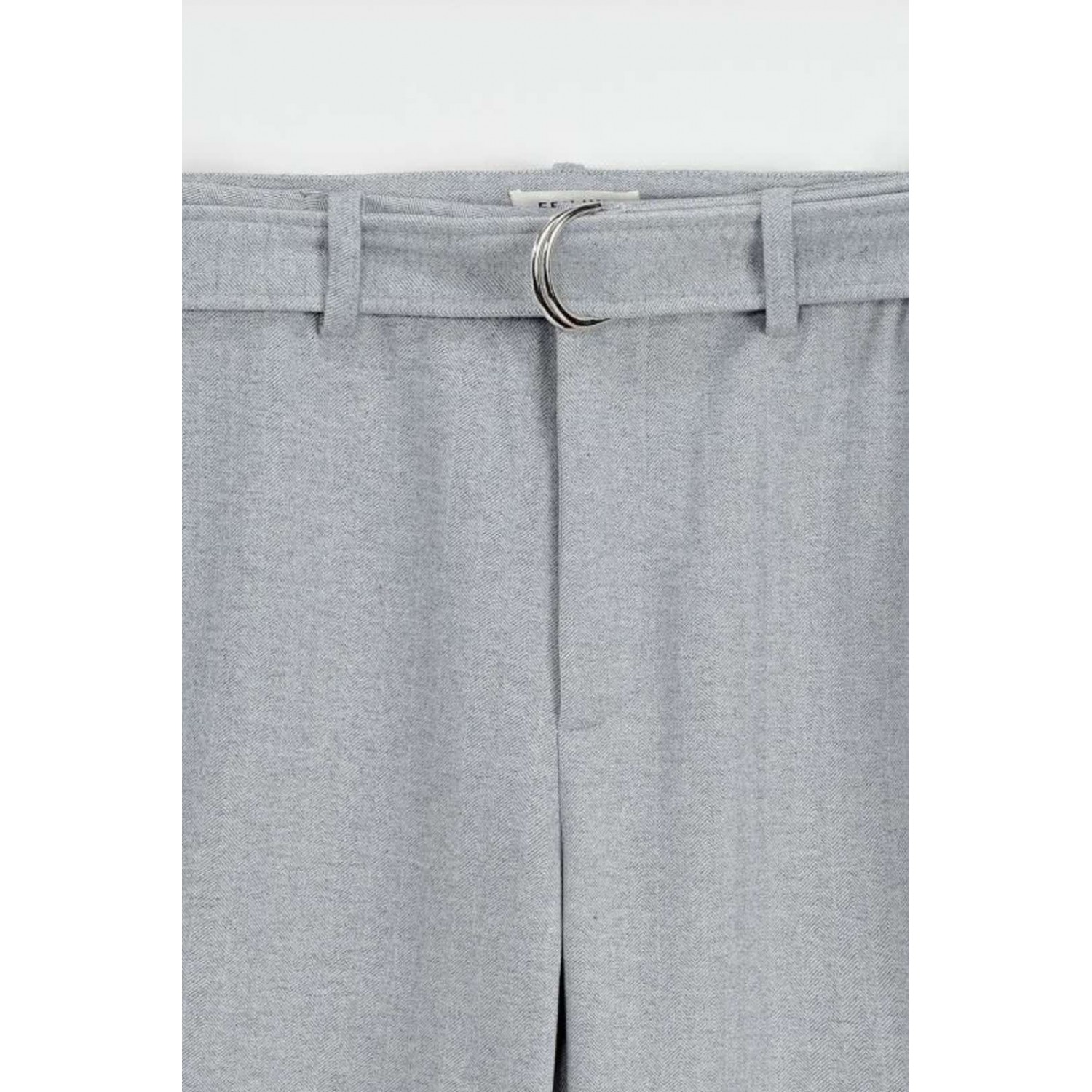 Life Style Butiken Σετ Υφασμάτινο παντελόνι με Jacket LS124M234 Γκρι