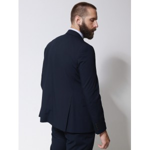 Life Style Butiken Ανδρικό κοστούμι με γιλέκο LS133-1699 Navy