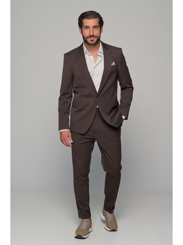Life Style Butiken Ανδρικό Κοστούμι LS11181/136 ΚΑΦΕ