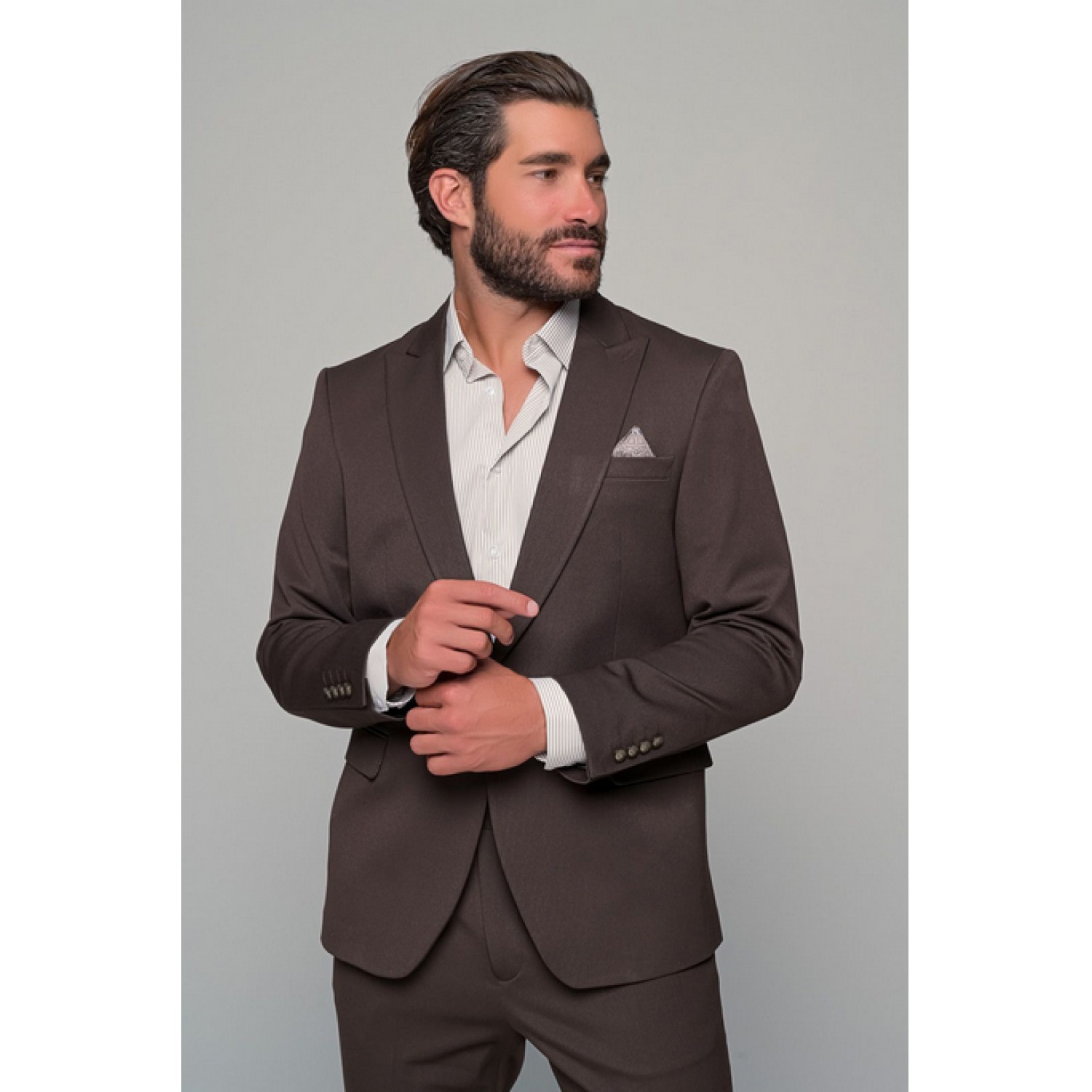Life Style Butiken Ανδρικό Κοστούμι LS11181/136 ΚΑΦΕ