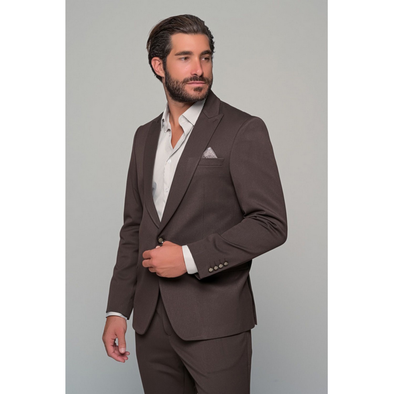 Life Style Butiken Ανδρικό Κοστούμι LS11181/136 ΚΑΦΕ