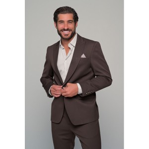 Life Style Butiken Ανδρικό Κοστούμι LS11181/136 ΚΑΦΕ