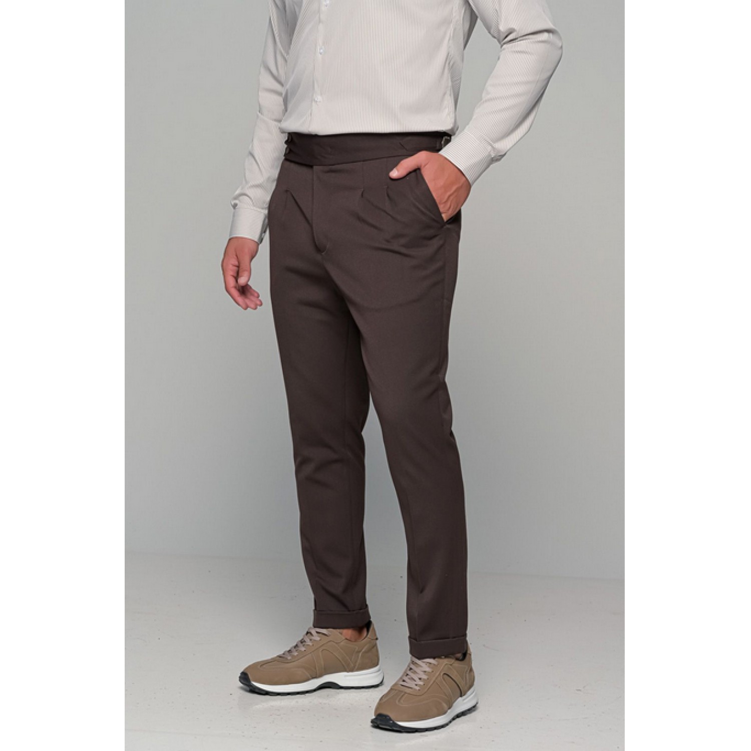 Life Style Butiken Ανδρικό Κοστούμι LS11181/136 ΚΑΦΕ