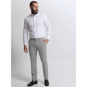 Life Style Butiken Ανδρικό κοστούμι με γιλέκο LS150-2035 Γκρι