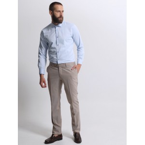 Life Style Butiken Ανδρικό κοστούμι με γιλέκο LS12035 Μπεζ