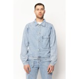 Life Style Butiken Σετ Jean παντελόνι με Jean jacket LS149631 Μπλε 2