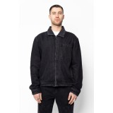 Life Style Butiken Σετ Jean παντελόνι με Jean jacket LS149631 Black 2