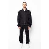Life Style Butiken Σετ Jean παντελόνι με Jean jacket LS149631 Black 1