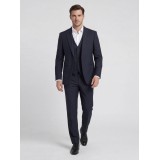Life Style Butiken Ανδρικό Κοστούμι 3 κομμάτια με γιλέκο LS1145 Navy Blue 1