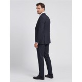 Life Style Butiken Ανδρικό Κοστούμι 3 κομμάτια με γιλέκο LS1145 Navy Blue 5