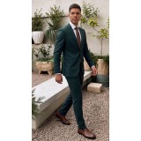 Life Style Butiken Ανδρικό κοστούμι Two-Pieces slim fit LS11020 GREEN 1