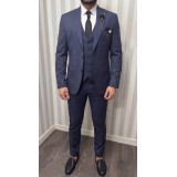 Life Style Butiken Ανδρικό Κοστούμι 3 κομμάτια με γιλέκο Slim Fit LS1801 Raf 6