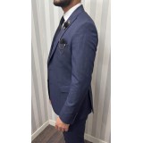 Life Style Butiken Ανδρικό Κοστούμι 3 κομμάτια με γιλέκο Slim Fit LS1801 Raf 8