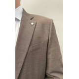 Life Style Butiken Ανδρικό Κοστούμι Regular Fit LS1816 Πούρο 7