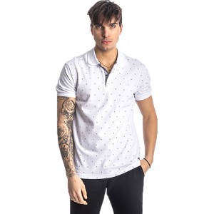 PACO&CO 213601 WHITE Μπλούζα Polo Πουά