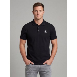 U.S Grand Polo equipment & apparel Ανδρική κοντομάνικη μπλούζα με γιακά AU02658_NE23NERO Black