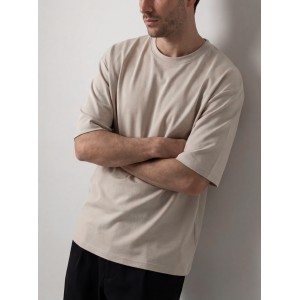 Life Style Butiken Ανδρική κοντομάνικη μπλούζα LS12004 SAND