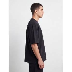 Life Style Butiken Ανδρική κοντομάνικη μπλούζα oversized 280gsm LS1207115 Black