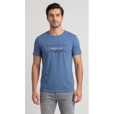 Life Style Butiken Ανδρική κοντομάνικη μπλούζα LS12631005 Ραφ