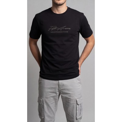 Life Style Butiken Ανδρική κοντομάνικη μπλούζα LS12631034 Black