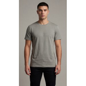 Life Style Butiken Ανδρική κοντομάνικη μπλούζα LS12631034 Γκρι