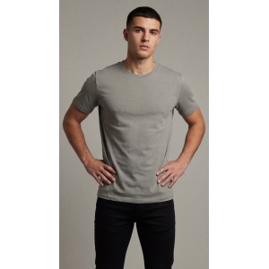 Life Style Butiken Ανδρική κοντομάνικη μπλούζα LS12631034 Γκρι