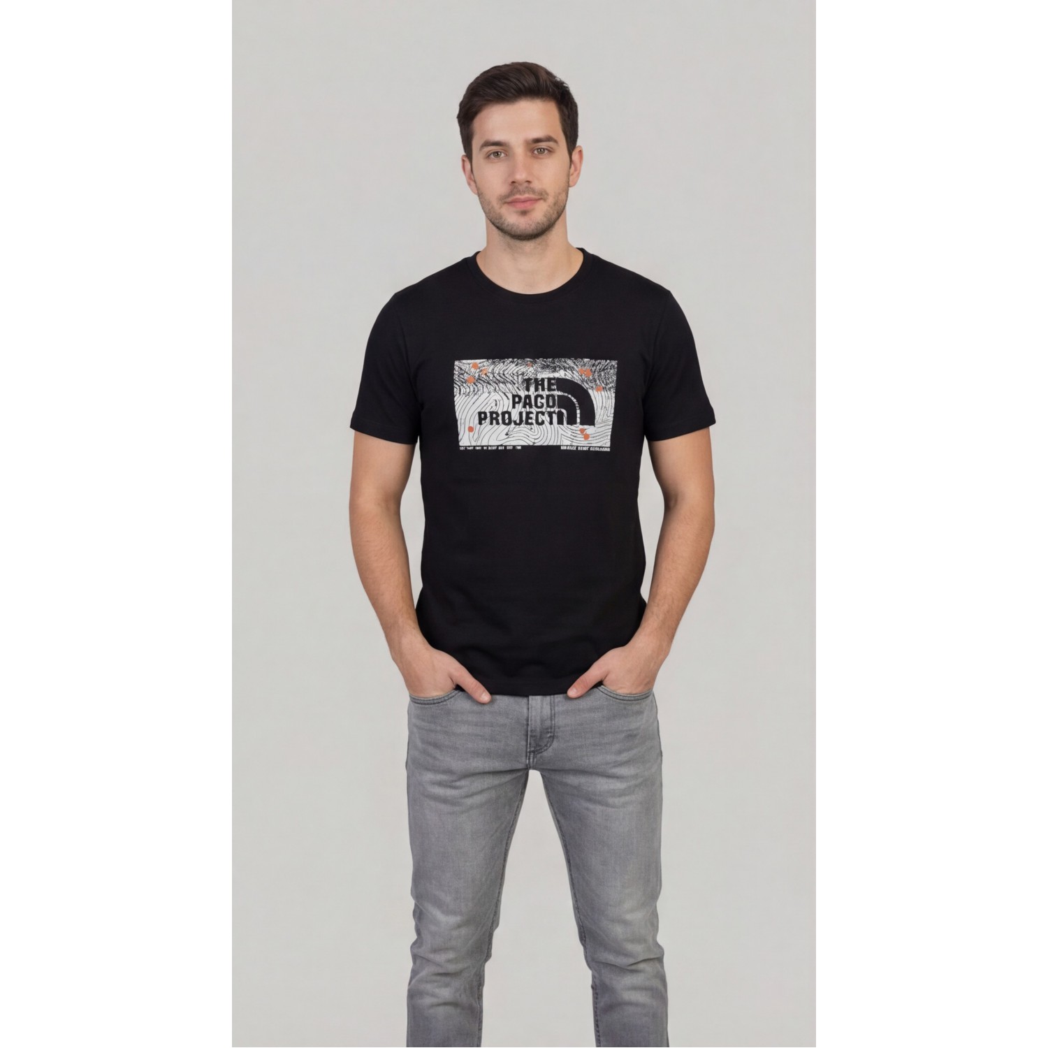 Life Style Butiken Ανδρική κοντομάνικη μπλούζα LS12631040 Black