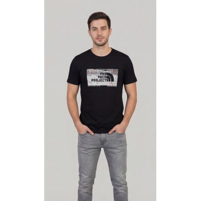 Life Style Butiken Ανδρική κοντομάνικη μπλούζα LS12631040 Black