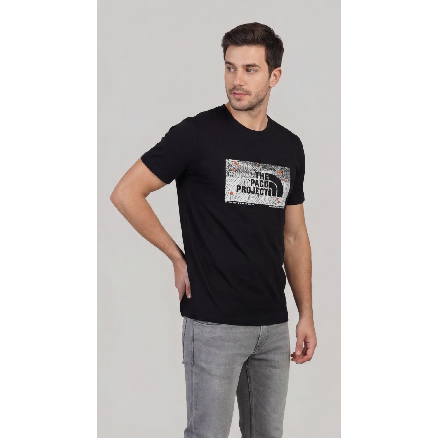 Life Style Butiken Ανδρική κοντομάνικη μπλούζα LS12631040 Black