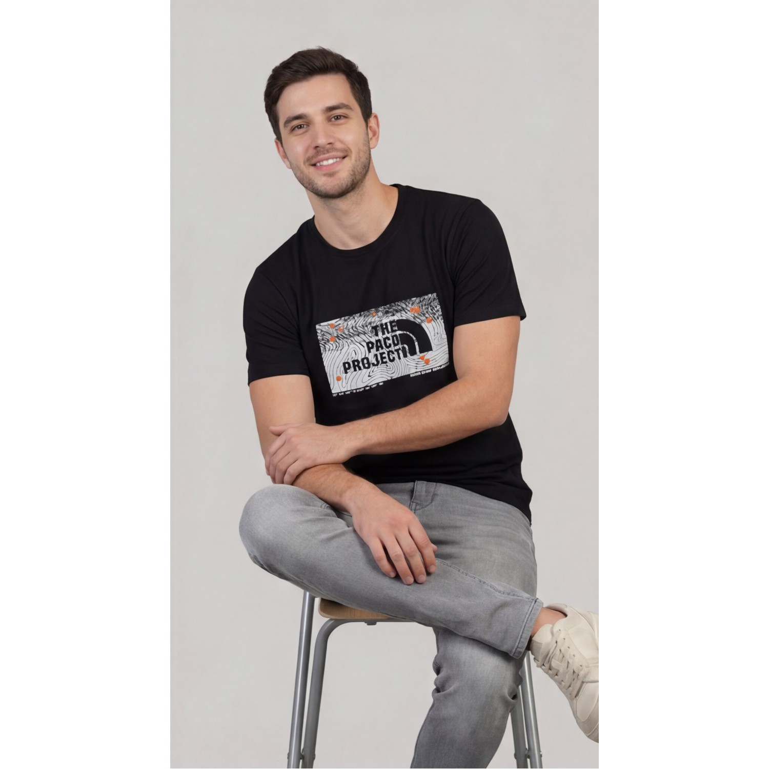 Life Style Butiken Ανδρική κοντομάνικη μπλούζα LS12631040 Black