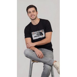 Life Style Butiken Ανδρική κοντομάνικη μπλούζα LS12631040 Black