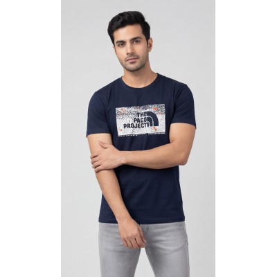 Life Style Butiken Ανδρική κοντομάνικη μπλούζα LS12631040 Navy