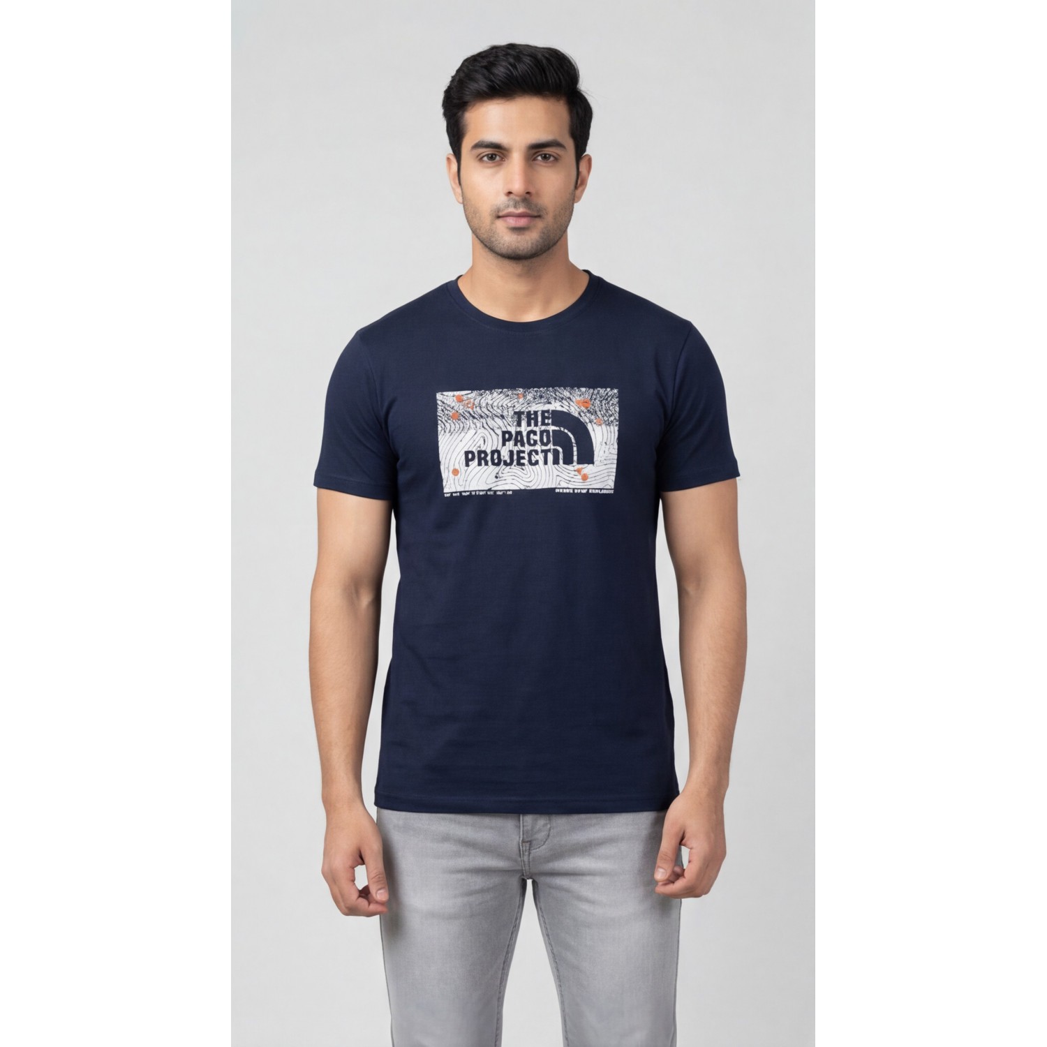 Life Style Butiken Ανδρική κοντομάνικη μπλούζα LS12631040 Navy