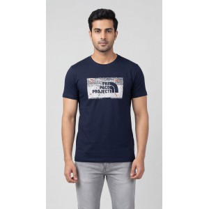 Life Style Butiken Ανδρική κοντομάνικη μπλούζα LS12631040 Navy