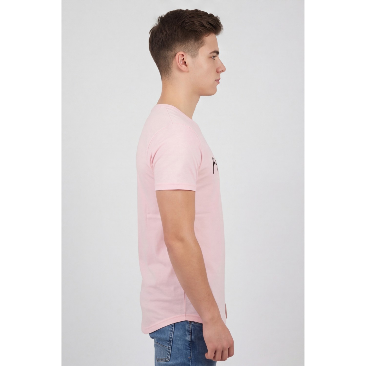 Life Style Butiken Ανδρικό T-shirt Με Στρογγυλάδα Και Τύπωμα FRIENDS LS181068 ΡΟΖ Ανδρικά