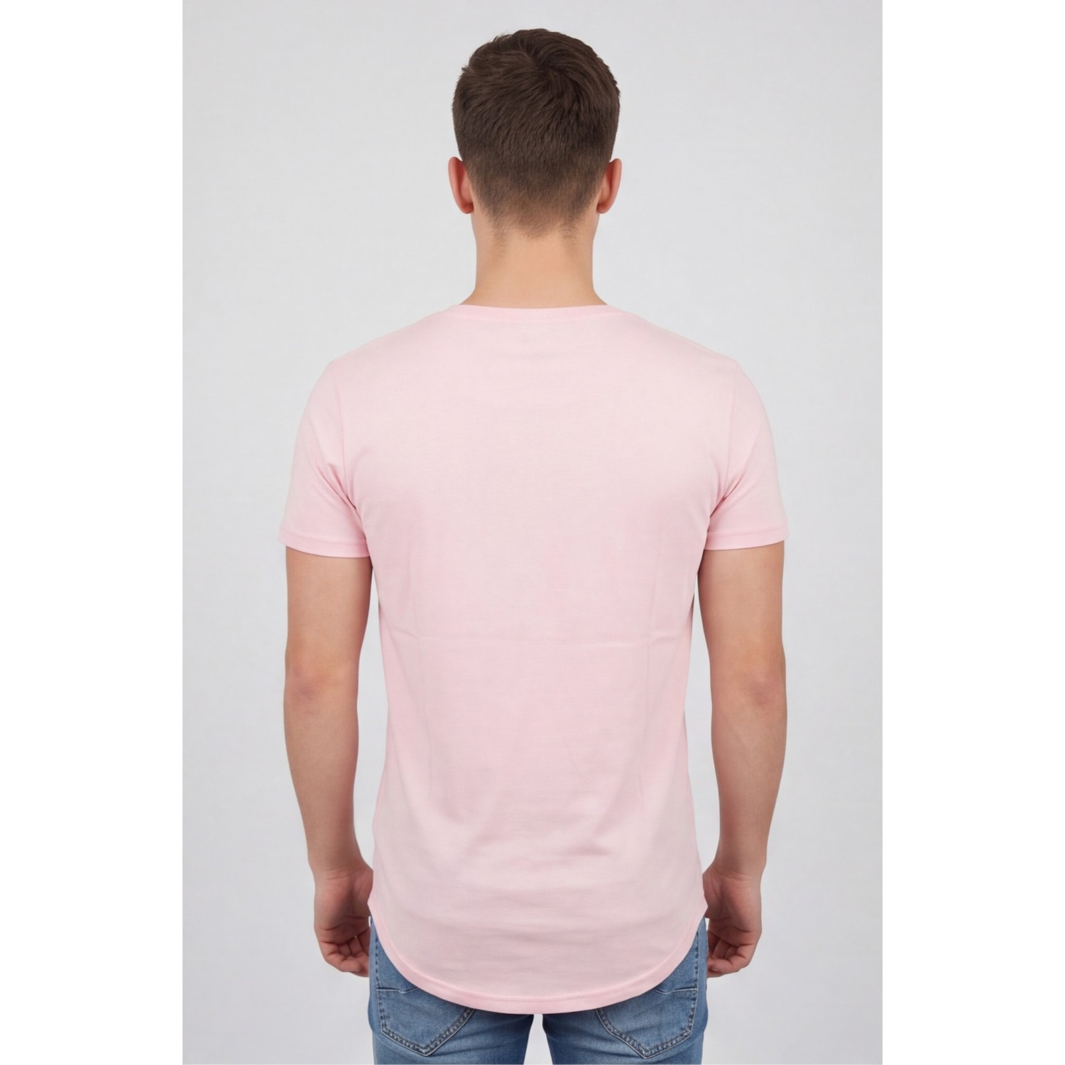 Life Style Butiken Ανδρικό T-shirt Με Στρογγυλάδα Και Τύπωμα FRIENDS LS181068 ΡΟΖ Ανδρικά