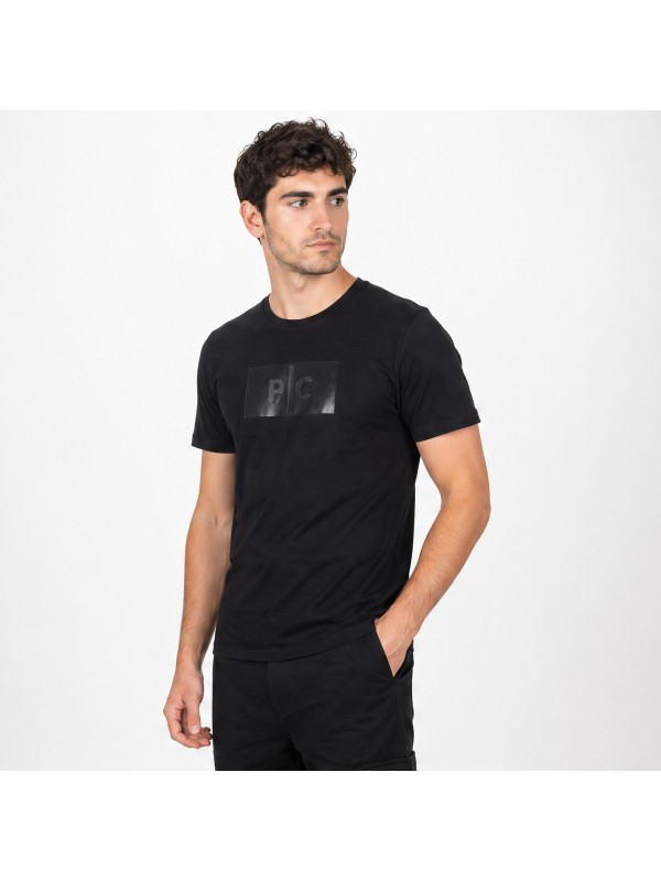 Life Style Butiken Ανδρική κοντομάνικη μπλούζα LS12631009 Black