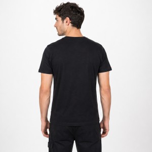 Life Style Butiken Ανδρική κοντομάνικη μπλούζα LS12631009 Black Ανδρικά